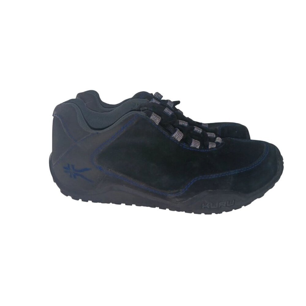 Kuru CHICANE Trail Hiking Shoes Woman’s 6 Black Suede Sneakers Lace up